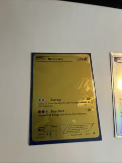 Reshiram 114/113 Legendary Treasures Gold Secret Rare Full Art Holo Pokemon Card - Image 1