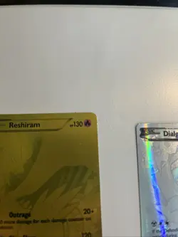Reshiram 114/113 Legendary Treasures Gold Secret Rare Full Art Holo Pokemon Card - Image 5