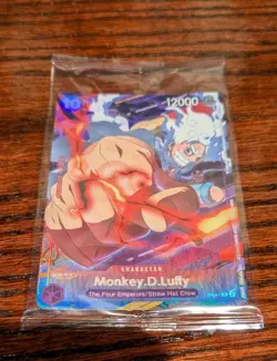 NYCC 2025 Monkey D Luffy One Piece TCG Promo Foil Card English - Image 1