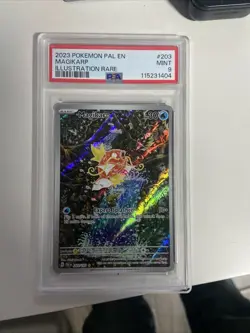 Pokemon TCG Magikarp Scarlet & Violet Paldea Evolved Holo Card 203/193 PSA 9 - Image 1