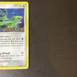 Pokemon Card TCG - Rayquaza ex Deoxys 22/107 Reverse Holo STAMPED (2005) - Image 3