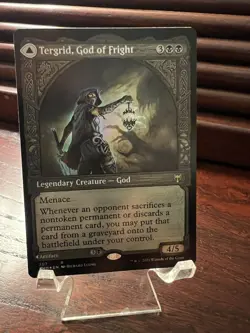 Tergrid, God of Fright / Tergid's Lantern 1x FOIL KHM MTG Kaldheim Rare MINT blk - Image 2