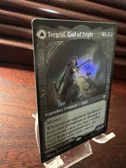 Tergrid, God of Fright / Tergid's Lantern 1x FOIL KHM MTG Kaldheim Rare MINT blk - Image 3
