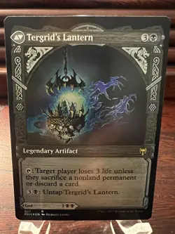 Tergrid, God of Fright / Tergid's Lantern 1x FOIL KHM MTG Kaldheim Rare MINT blk - Image 5