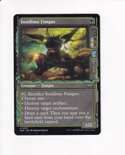 MAGIC THE GATHERING MTG DUSKMOURN HOUSE OF HORROR INSIDIOUS FUNGUS SHOWCASE - Image 1