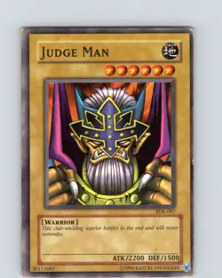 Yu-Gi-Oh TCG Judge Man SDK-007 Unlimited Regular Common Card Played MP-LP - Image 1