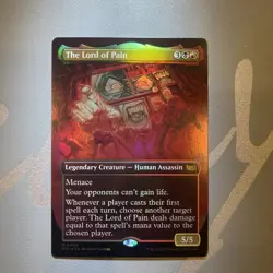 The Lord of Pain (Borderless) #3 (NM) Duskmourn DSC Magic MTG Foil - Image 1