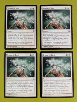 Return to Dust x4 Time Spiral 4x Playset Magic the Gathering MTG - Image 1
