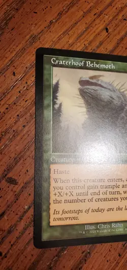 MTG Craterhoof Behemoth ( Retro Frame ) Innistrad Remastered Mythic NM - Image 3