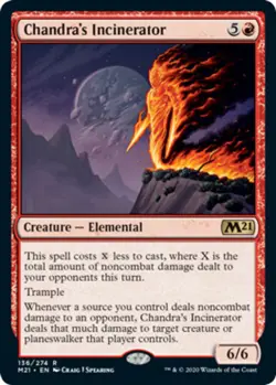 1x Chandra's Incinerator - Core Set 2021 - Near Mint, English - MTG! - Image 1