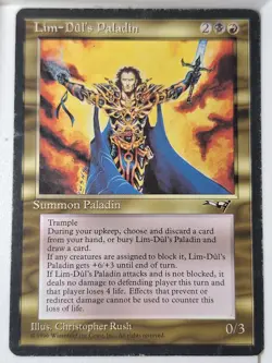 Lim-Dul's Paladin - Alliances - Magic the Gathering MTG Nice! - Image 1