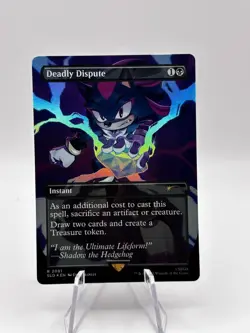Deadly Dispute 2091 Rainbow Foil Sonic Secret Lair Drop SLD MTG NM - Image 1