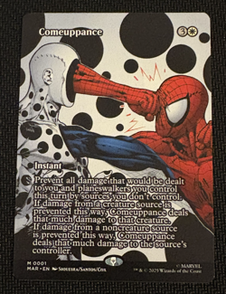 Comeuppance (0001) (Mythic) (Non-Foil) (Borderless) Spider-Man MTG M/NM - Image 1
