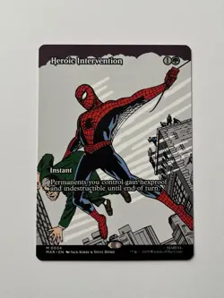 Magic The Gathering Spider-Man Heroic Intervention Mythic Rare M 34 - Near Mint - Image 1