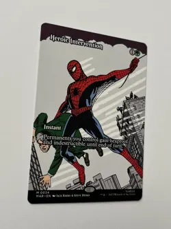 Magic The Gathering Spider-Man Heroic Intervention Mythic Rare M 34 - Near Mint - Image 2