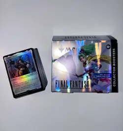 MTG Final Fantasy 150 Foil Card Lot #4 w Empty Collector Box. Few Duplicates. NM - Image 2