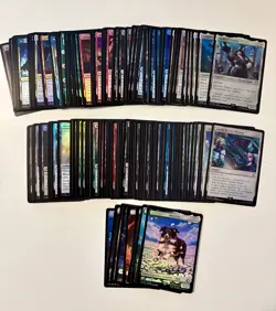 MTG Final Fantasy 150 Foil Card Lot #4 w Empty Collector Box. Few Duplicates. NM - Image 3