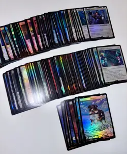 MTG Final Fantasy 150 Foil Card Lot #4 w Empty Collector Box. Few Duplicates. NM - Image 4