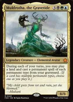 x1 Muldrotha, the Gravetide M MTG Foundations M/NM, English - Image 1