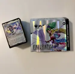 MTG Final Fantasy 150 Foil Card Lot #3 w Empty Collector Box. Few Duplicates. NM - Image 1