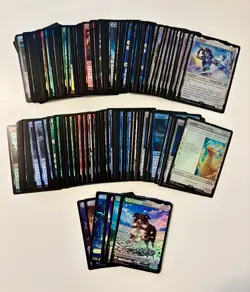 MTG Final Fantasy 150 Foil Card Lot #3 w Empty Collector Box. Few Duplicates. NM - Image 2