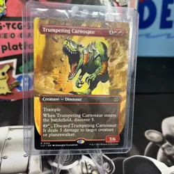 Trumpeting Carnosaur (Borderless) R The Lost Caverns of Ixalan 324 - Image 4