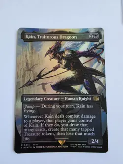 Kain, Traitorous Dragoon (Borderless) Final Fantasy Foil - Image 1