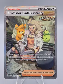 Pokemon Paradox Rift Professor Sada’s Vitality 256/182 Holo NM - Image 1