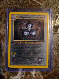 Magneton 10/64 Neo Revelation Holo 1st Edition Vintage Pokemon - Image 3