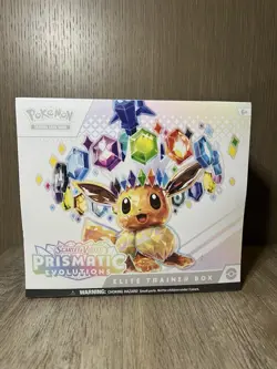 Pokemon TCG SV8.5 Prismatic Evolutions Elite Trainer Box Factory Sealed - Image 1