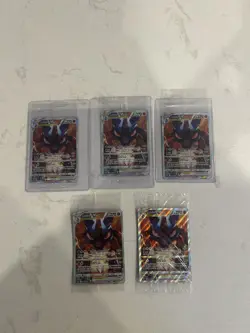 SEALED (5x) Pokemon Lucario VSTAR SWSH291 Crown Zenith Holo Black Star Promo NM - Image 1
