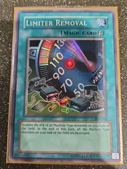 Yu-Gi-Oh! TCG Limiter Removal Pharaoh's Servant PSV-064 Unlimited Super Rare NM - Image 1