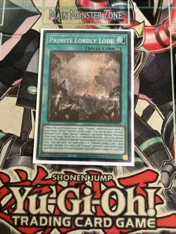 Primite Lordly Lode Prismatic Secret Rare MP25-EN114 Yugioh - Image 1