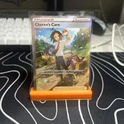 Pokemon Crown Zenith Cheren's Care Full Art Holo Trainer Card GG58/GG70 NM - Image 1