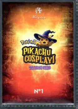 POKEMON PIKACHU COSPLAY! * AVATAR * NO. 1 * BOX HIT - Textured Card- - Image 2