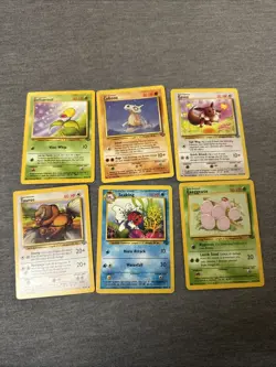 Pokemon Cards Vintage Lot Of 6 Jungle Unlimited - Image 1