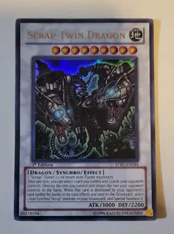 Yugioh! Scrap Twin Dragon - STBL-EN044 - Ultra Rare - 1st Edition MP - Image 1