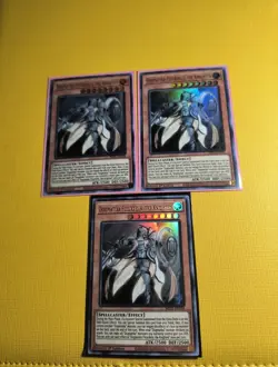 Dogmatika Fleurdelis, The Knighted MP21-EN104 1st Ultra Rare LP Yugioh Card x3 - Image 1