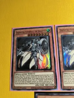Dogmatika Fleurdelis, The Knighted MP21-EN104 1st Ultra Rare LP Yugioh Card x3 - Image 2