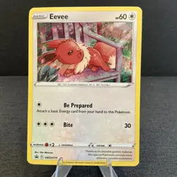 Eevee SWSH175 Black Star Promo Holo Pokemon TCG Card - Image 1
