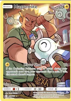 Magnemite (Trainer Gallery) - 242/236 Holo Rare SM Cosmic Eclipse Pokemon Card - Image 1