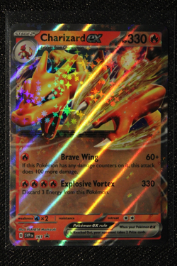 Pokemon TCG Charizard ex 161 Sv: Scarlet & Violet Promo Cards Holo Near Mint - Image 1