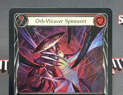 FAB FOIL Orb-Weaver Spinneret (Red) - SCG Promotional Flesh and Blood Card # 323 - Image 3