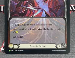FAB FOIL Orb-Weaver Spinneret (Red) - SCG Promotional Flesh and Blood Card # 323 - Image 4