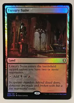 MTG - Luxury Suite - FOIL Commander Legends: Battle for Baldur's Gate 355 - Image 1