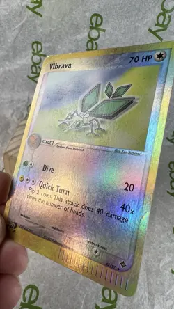 Vibrava 47/97 Reverse Holo EX Dragon Pokemon Card E Series MP - Image 4