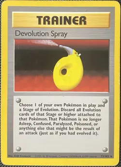 Devolution Spray 072/102 Base Set Regular - Pokemon Card - Image 1