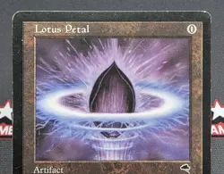 MTG Lotus Petal- Signed -SETNAME Magic the Gathering Card # 001 - Image 3