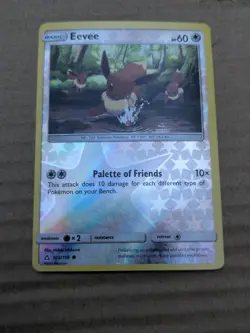 Eevee - 105/156 - Reverse Holo Common - Ultra Prism - Pokemon Card - Image 1