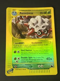 Forretress 56/144 Reverse Holo Common Skyridge 2003 Pokemon Card - Image 1